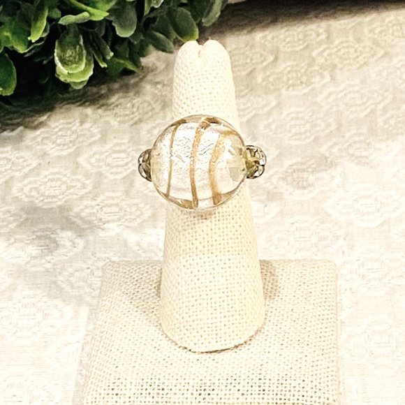 🎉 N1-HOST PICK-BEST IN JEWELRY-Hand Crafted Venetian Art Glass Ring - Picture 2 of 8